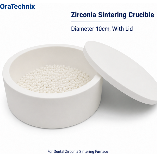 Dental-Zirkonoxid-Sinterbehälter, Porzellan-Zahntiegel, hochtemperaturbeständiges Material, Zirkonium-Zahnsinterofen