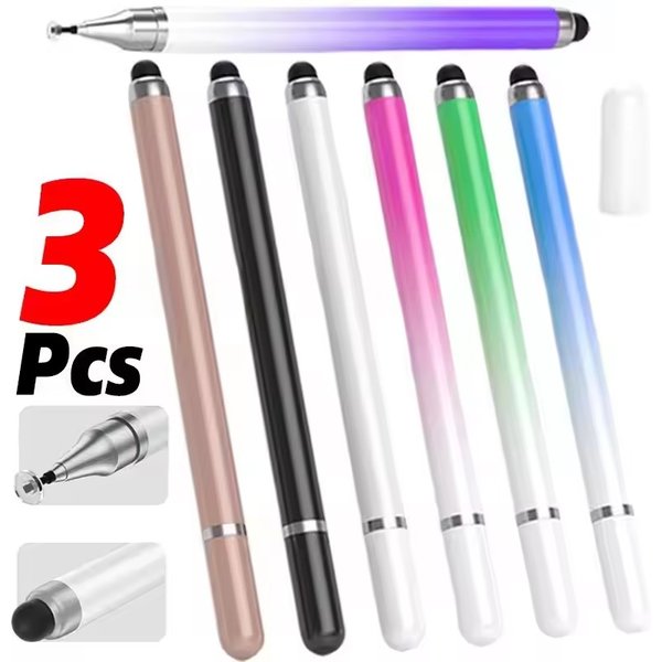 2 in 1 Universal Stylus Pen For Tablet Mobile Android IOS Phone iPad Accessories Drawing Tablet Pens Capacitive Screen Touch Pen