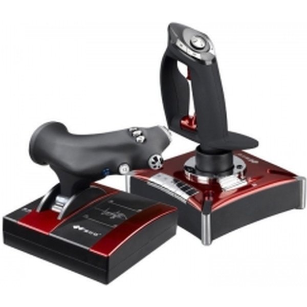 Système de contrôle de vol, simulateur de vol à Double Joystick, manette de jeu à Double accélérateur pour Pc