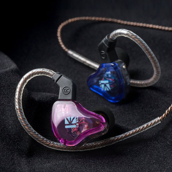 Keephifi KBEAR KS2 1BA+1DD Hybrid Drivers Hifi In-Ear Monitor Sports Headphone Running Earbuds Diamond Earphones Music Headsets