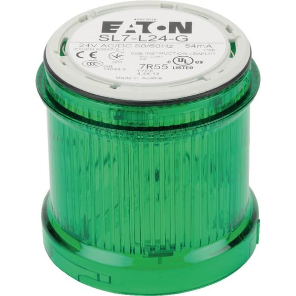 Eaton LED light , green SL7L24G