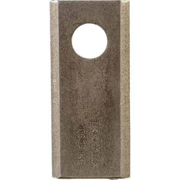 Kramp Mower blade LH/RH 108x48x3mm bore diameter 21mm Suitable for Galfre/Marangon/New Holland 25 pack 108D21KR