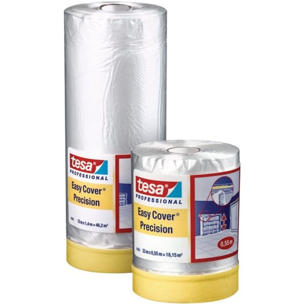 TESA Easy Cover® Universal - 2-in-1 Precision mask and PE film 33m x550mm T043650000001