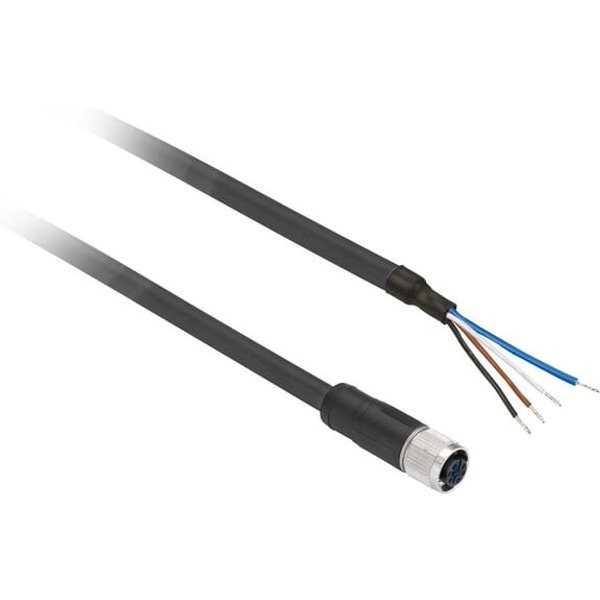 Telemecanique Sensor cable straight M8 4 pin,10m XZCP0941L10