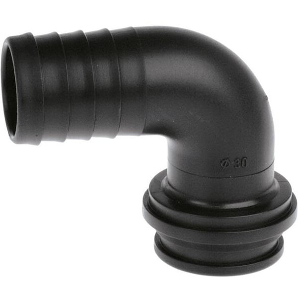 GEOline Hose tail 90° 40mm for 1 1/2" fly nut 8012355