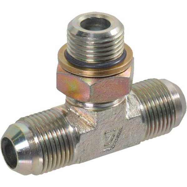Alfagomma T piece 3/4 JIC x 3/8 BSP TIB1206