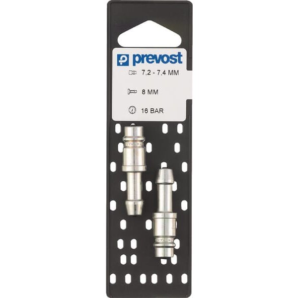 Prevost Male connector with 8mm hosetail ERP076808P002
