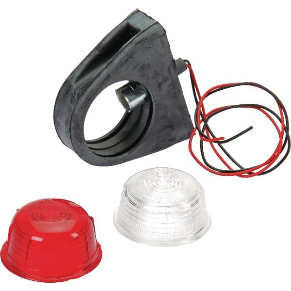 Geka Marker light round, red/white, bolt on, SPL21