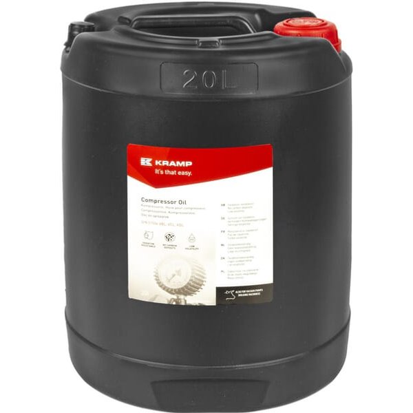 Kramp Vacuum pump oil, 20l, ISO 68, by 50121020WEKR
