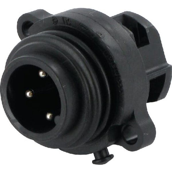 Amphenol 4-Pole Chassis Mount Connector, Male, C16 AMHT3110000