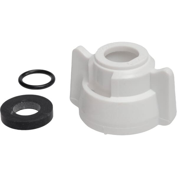 Arag Nozzle cap, bayonet, diameter 11.9H, white, with gasket, 25 pack, 40290502P025