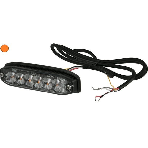 Kramp Flashing warning light , amber, 6 LED's TA2 LA20076TA2