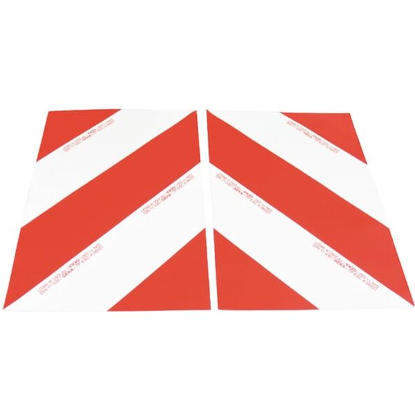 Geka Sticker vehicle hazard marker left/right 423x282mm FR1R2