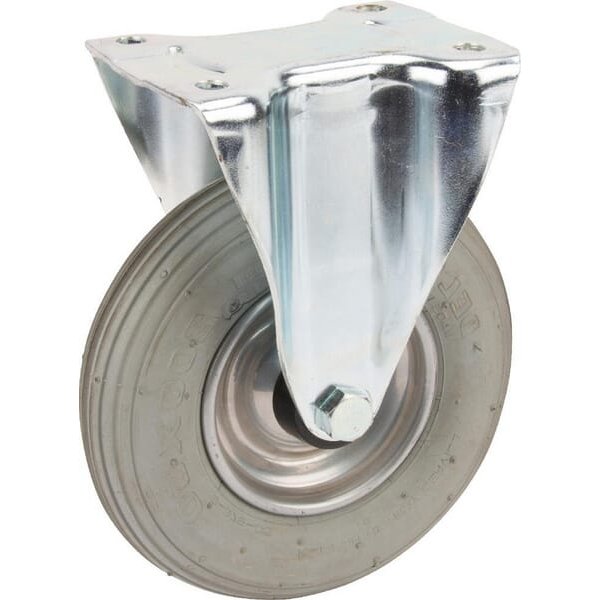 Tente Caster wheel rigid, rubber wheel: diameter 200x50mm, plate fitting: 137x115mm Load: 75kg, 3478DPR200P63