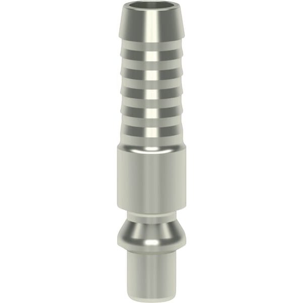 Lüdecke Male connector with 10mm hosetail ESAI10SS