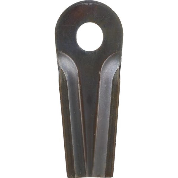 Kramp Mower blade LH/RH 129x50x4mm oval bore 20.5x18.5mm Suitable for Kuhn/John Deere 25 pack 56450000KR