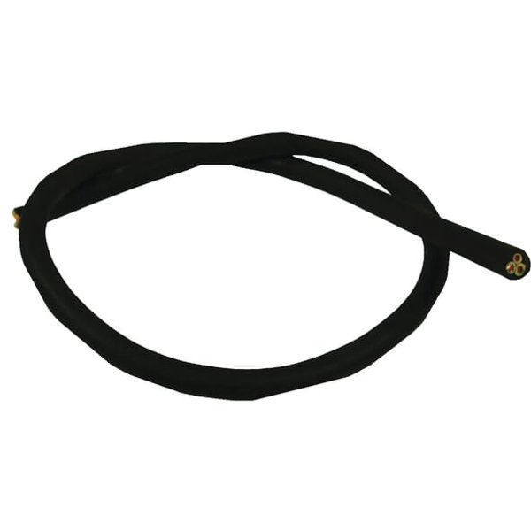HELU Cable 3x2.5mm², black, rubber, Helukabel H07RNF325R100