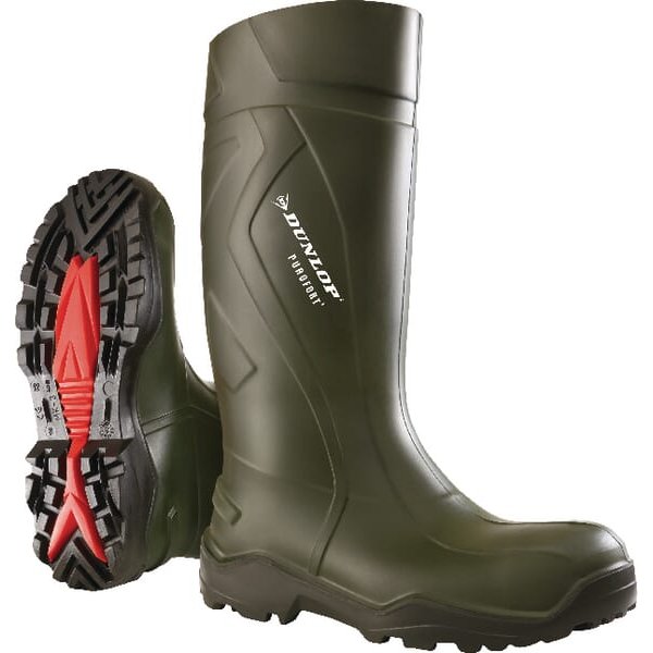 Dunlop Safety boots green, class S5, size 14 Wellingtons Purofort® C7629334950