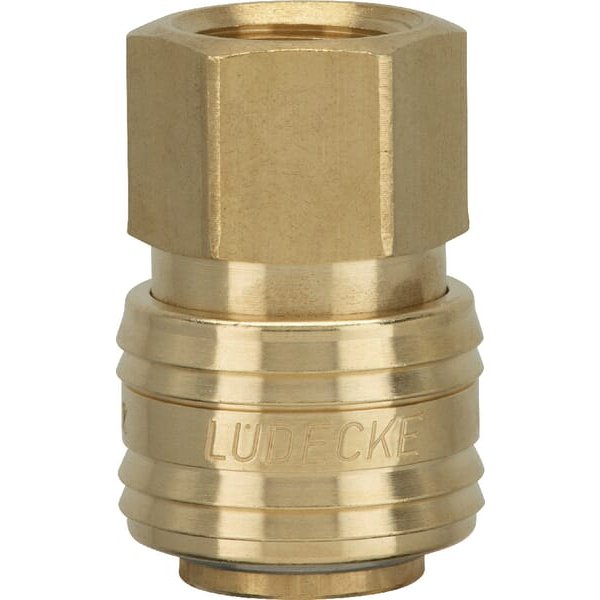 Lüdecke Q-Rel coup with 1/8" BSP F/Thd ES18I