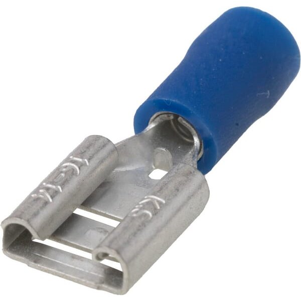 Kramp Terminal blade female, blue, 1.5-2.5mm² 8x0.8mm (100x) LA9240CKR