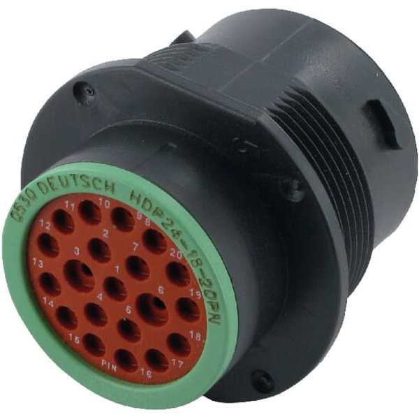TE Connectivity DEUTSCH Chassis socket 20 P. Male HDP20 DSHDP241820PN
