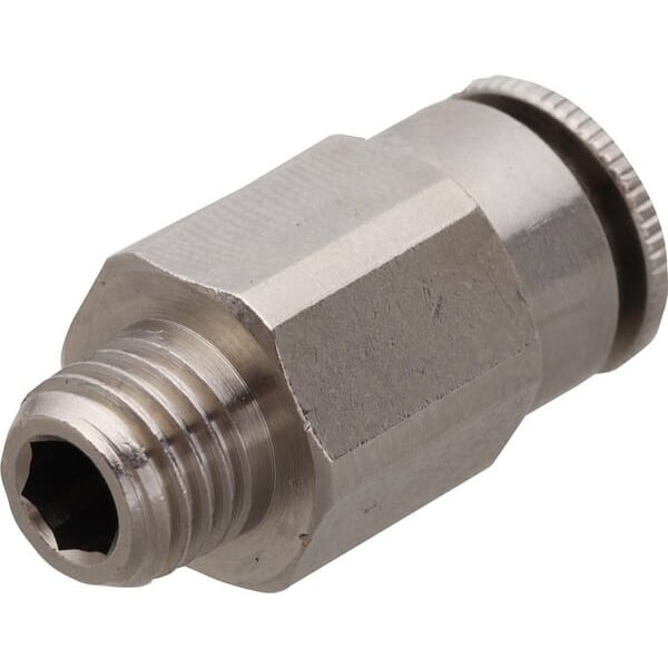 Kramp Push-in fitting diameter 6mm straight, male thread M8x1 CLSG6MK81