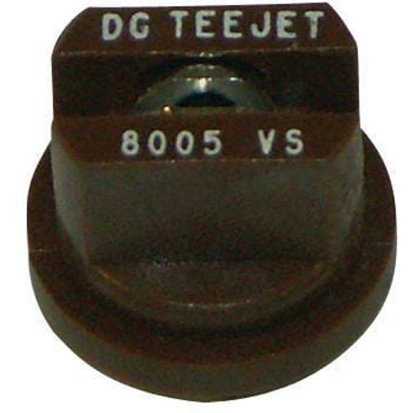TeeJet Flat fan nozzle DG 80° 05 brown stainless steel DG8005VS