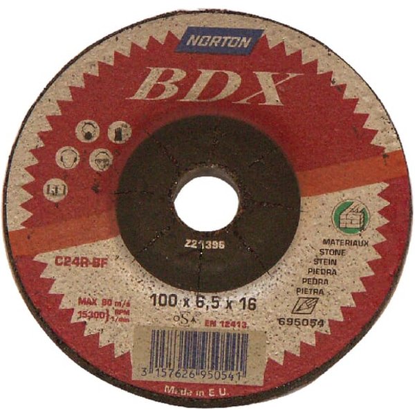 Norton Stone Grinding disc 230x6.5x22 GD30009S