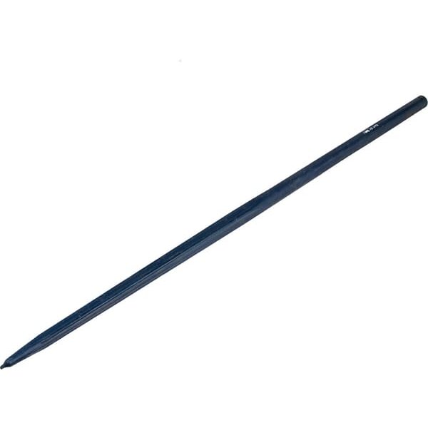 Forges du saut du tarn Loader tine, straight, star section 35x1200mm, pointed tip with M35 diameter 11.5 roll pin, black, FST FT201364