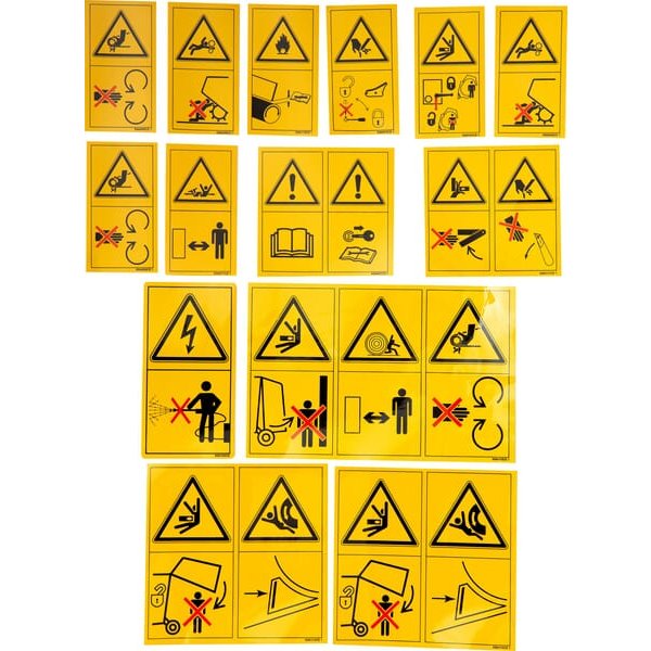 Kuhn Safety Decals Set Z4525960
