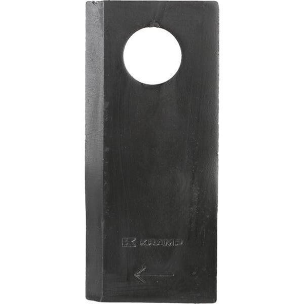 Kramp Mower blade RH 112x49x4mm bore diameter 21mm Suitable for Pöttinger 25 pack 434970KR