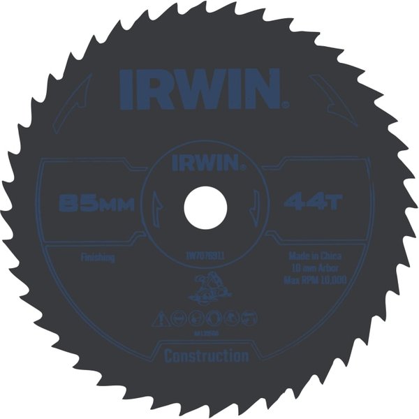 IRWIN General Purpose Saw Blade 85 x 10mm x 44T ATB IW7076911