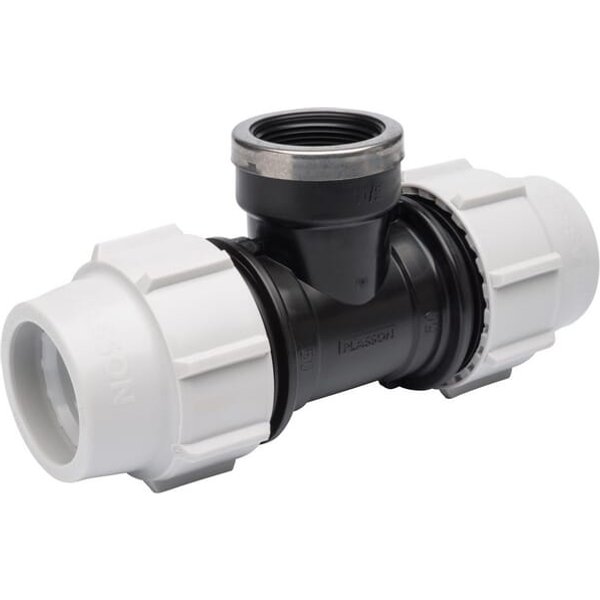Plasson T piece-female offt. 25x3/4"x25 PL7140D2D