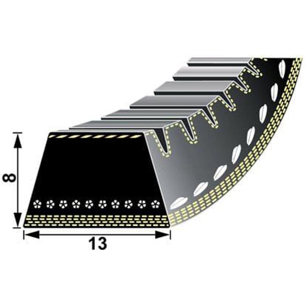 Vapormatic Fan Belt VLM5173