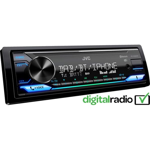 JVC Kenwood Radio USB BT DAB+colour display KDX482DBT