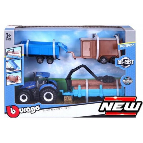 Bburago New Holland T7.315 playset BB1831668N