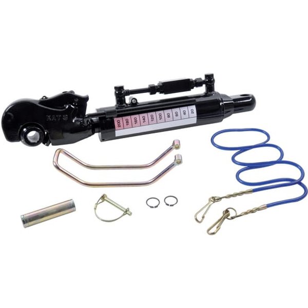 Kramp Hydraulic Toplink 35-63-230, hook cat. 2 x fork+valve TCVNA3563230K2