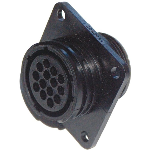TE / AMP Chassis socket 14 P. Female CPC AMP206043