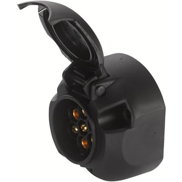 Hella Socket K 18 7 pin DIN/ISO 1724 tin bronze 8JB001943001