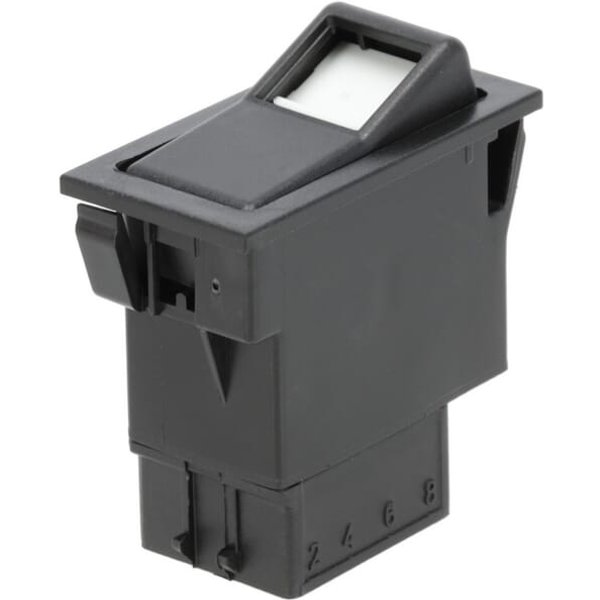 Kramp Rocker switch, II+I-0, off-on-on, 6-pin, locating lighting, with bulb SW10032KR