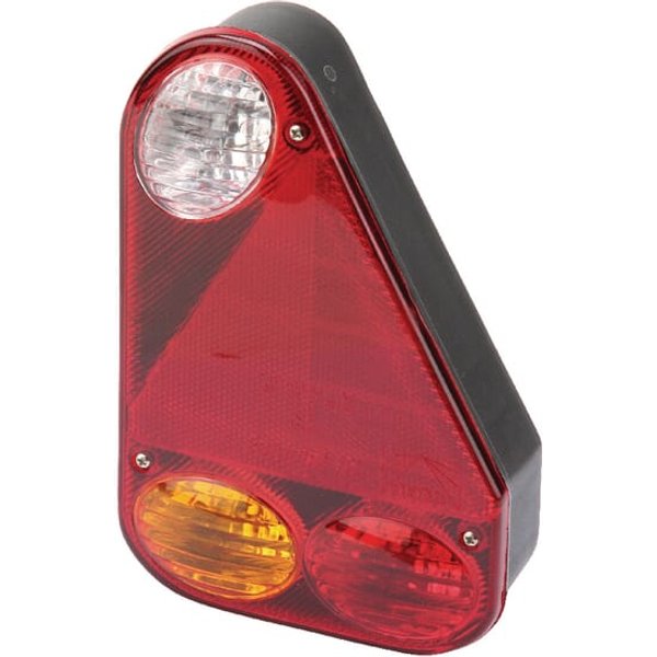 Aspöck Rear light RH triangular, 12V, red/amber, bolt on, Earpoint III by 244810007