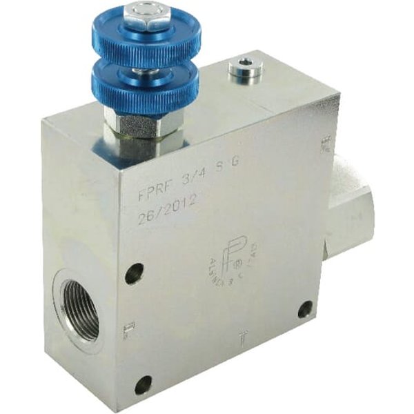 FluidPress Flow control valve 3-way 3/4 90–150 FPRF34ST