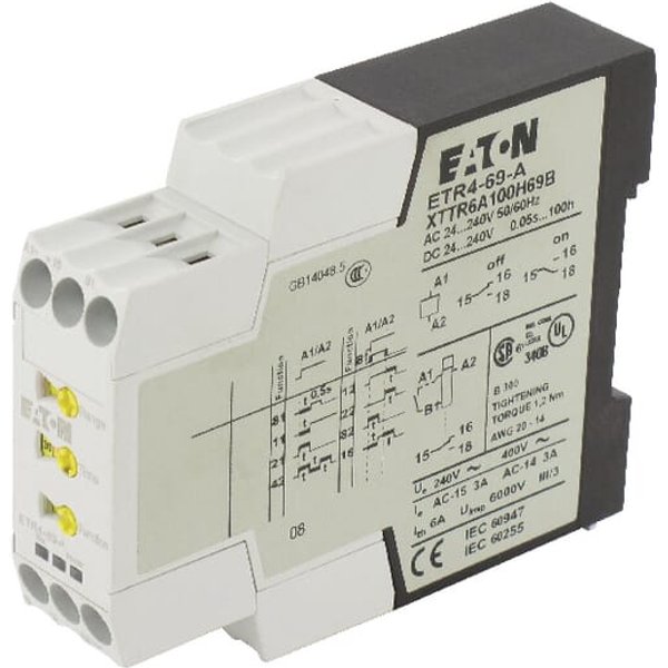 Eaton Timing relays 24-240VACDC ETR469A