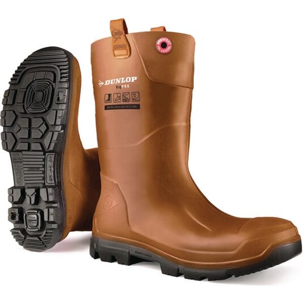 Dunlop Rigger boots, size 37 full safety, fur lining RigPRO LJ2HR4837