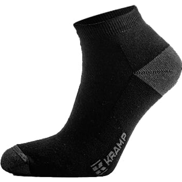 Kramp Trainer socks high UK: 9-11 (44-46) black, 2 pairs KW12900040346