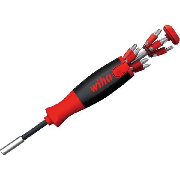 Wiha LiftUp 25 Magnetic Screwdriver with Bit Magazine 38605