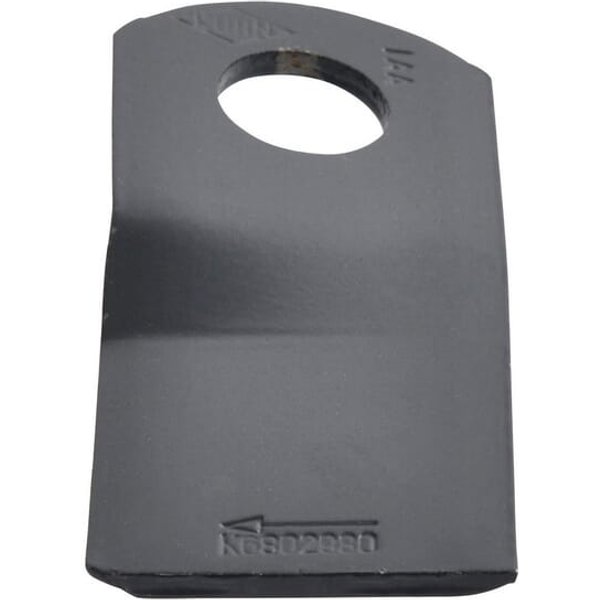 Kuhn Mower blade RH 105x47x4mm bore diameter 20.50mm Suitable for Kuhn 25 pack K6802980
