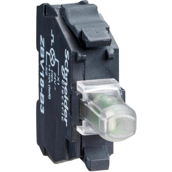 Schneider-Electric LED element, 230-V AC white ZBVM1