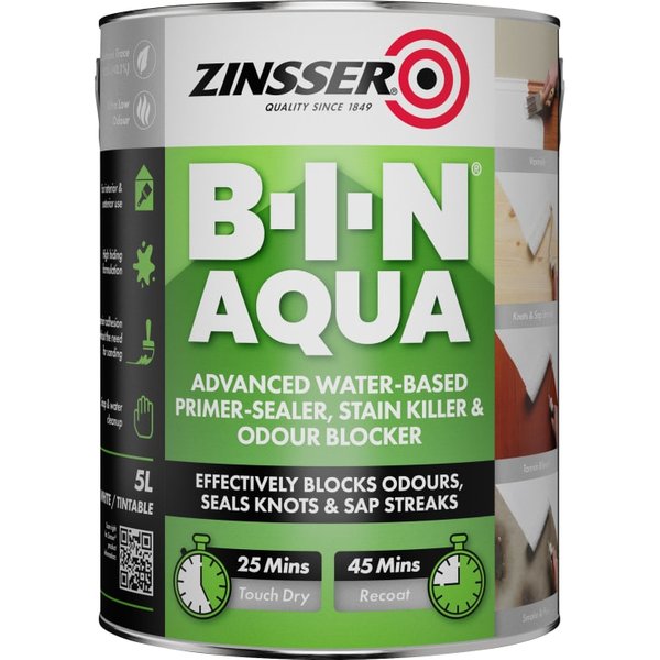 Zinsser B-I-N Aqua 5 litre ZN7440001A1