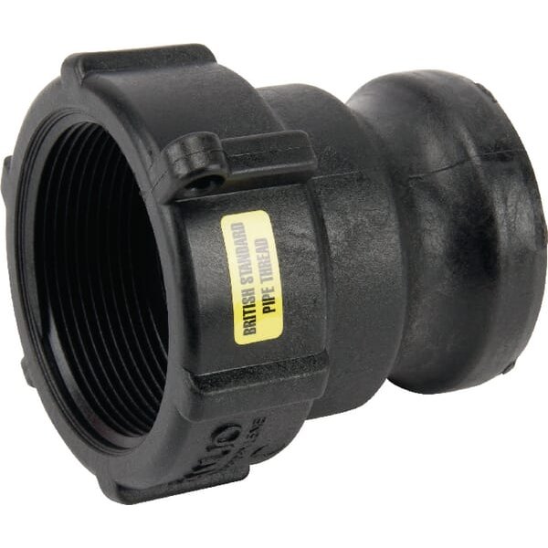 Banjo Camlock Type A 2" female thread 2" BSP polypropylene 200ABP